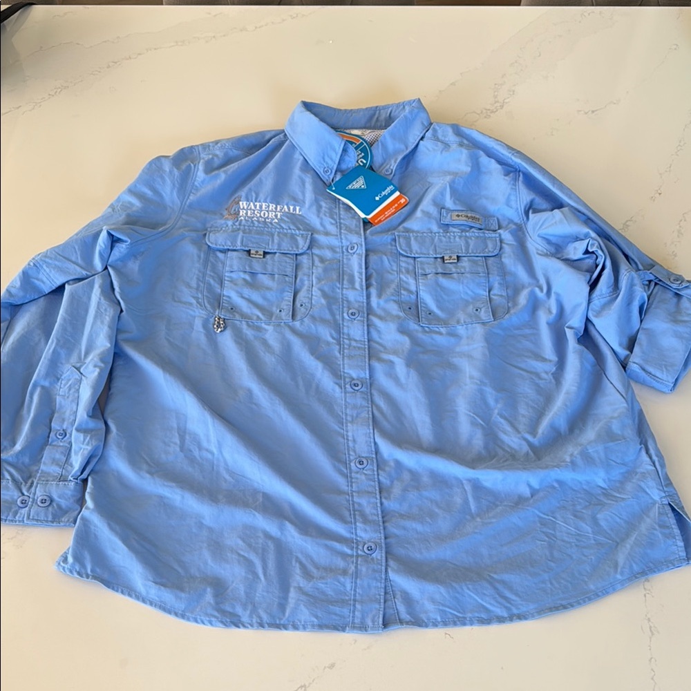 Columbia Blue Women’s Outdoor Shirt